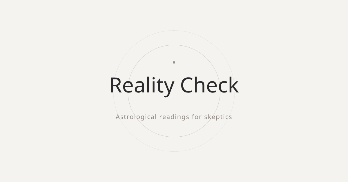 Reality Check